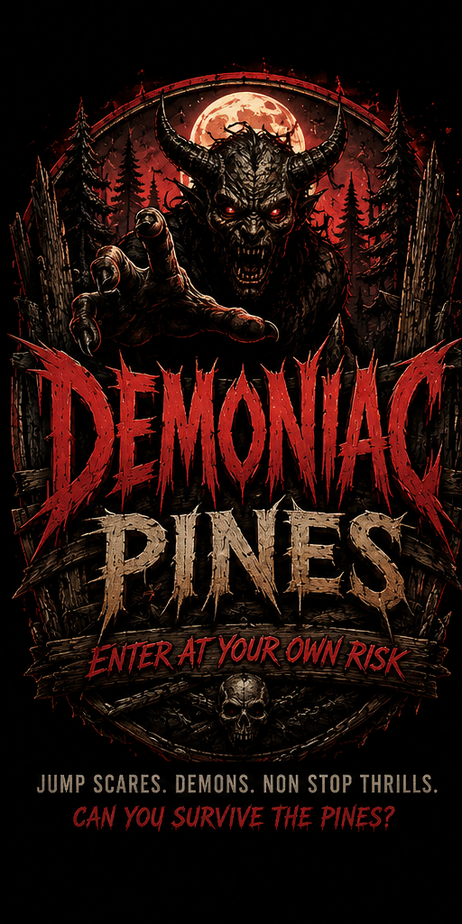 Demoniac Pines attraction art