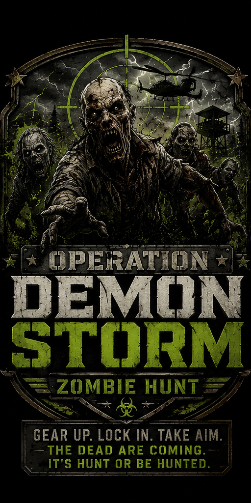 Operation Demon Storm attraction art