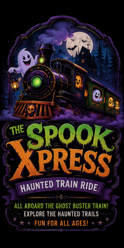The Spook Xpress attraction art